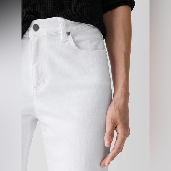 NWT Eileen Fisher Organic Cotton Denim Slim Jean - Picture 4 of 7
